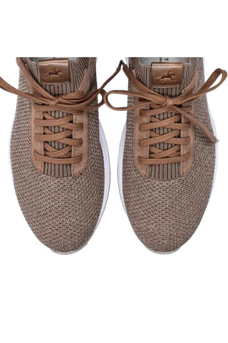 Franceschetti Seattle Fabric / Leather Knit Sneaker-Dellamoda