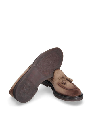 Franceschetti Shia Suede Moccasin Tassel Loafer (FCCT1100)-Dellamoda