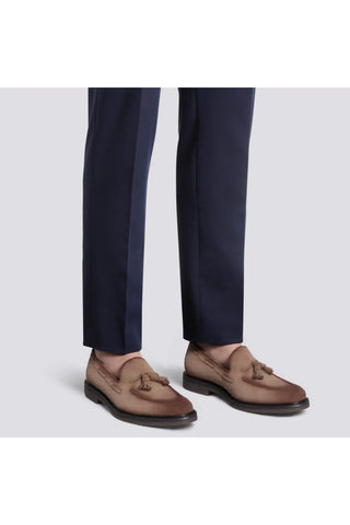 Franceschetti Shia Suede Moccasin Tassel Loafer (FCCT1100)-Dellamoda
