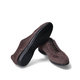 Franceschetti Venezia Men's Shoes Suede Leather Sneakers (FCCT1136)-AmbrogioShoes