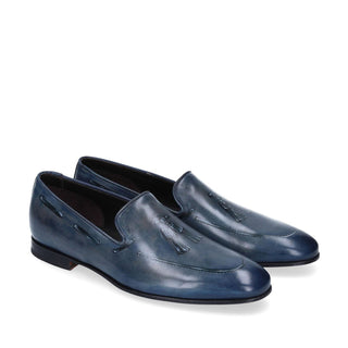 Franceschetti William Men's Shoes Calf-Skin Leather Slipper Loafers (FCCT1070)-AmbrogioShoes