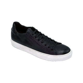Giovacchini Ricardo Black Nappa Leather Casual Sneakers (GVCN1004)-AmbrogioShoes