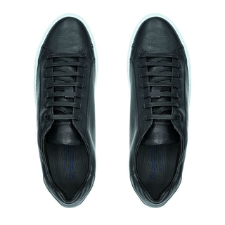 Giovacchini Ricardo Black Nappa Leather Casual Sneakers (GVCN1004)-AmbrogioShoes
