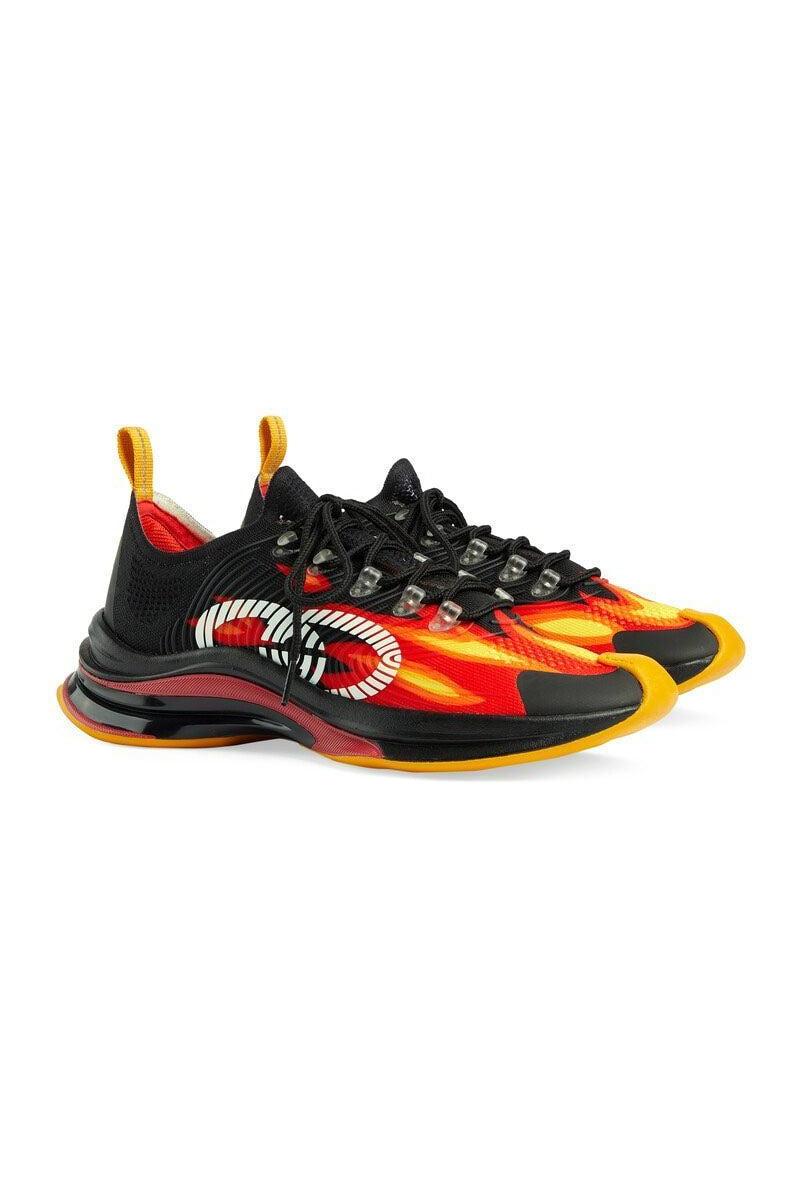 Gucci 731666 FAA4J 1177 Multi-Color Fabric Run Sneakers (GGM1737)