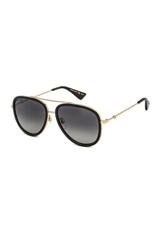 Gucci GG0062S Metal Aviator Unisex's Sunglasses-AmbrogioShoes