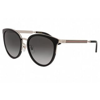 Gucci GG0077SK Sunglasses Black / Grey Gradient (S) Women's