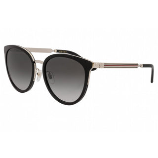 Gucci GG0077SK Sunglasses Black / Grey Gradient (S) Women's