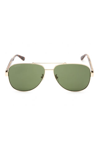 Gucci GG0528S Metal Aviator Men's Sunglasses-AmbrogioShoes