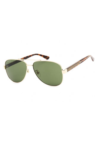 Gucci GG0528S Metal Aviator Men's Sunglasses-AmbrogioShoes