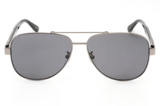 Gucci GG0528S Sunglasses Ruthenium/Grey