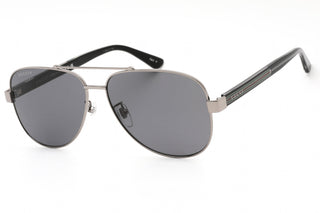 Gucci GG0528S Sunglasses Ruthenium/Grey