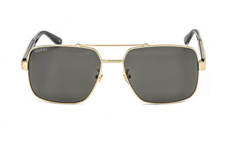 Gucci GG0529S Metal Rectangular Men's Sunglasses-AmbrogioShoes