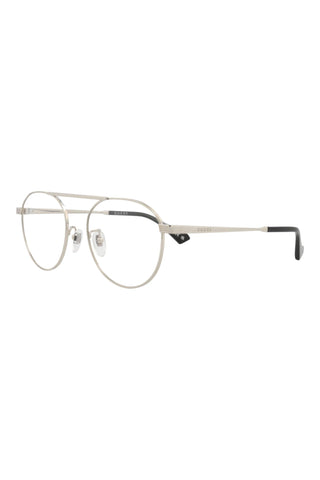 Gucci Gg0744 O Shiny Silver Eyeglasses-Dellamoda