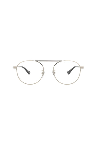 Gucci Gg0744 O Shiny Silver Eyeglasses-Dellamoda