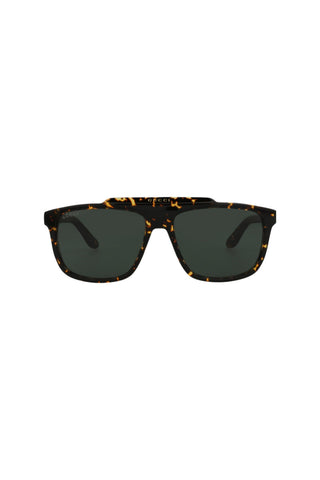 Gucci Gg1039 S Shiny Dark Havana Sunglasses-Dellamoda