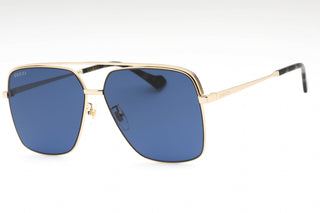 Gucci GG1099SA Sunglasses GOLD-GOLD / BLUE-AmbrogioShoes