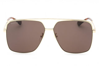 Gucci GG1099SA Sunglasses GOLD-GOLD / BROWN-AmbrogioShoes