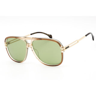 Gucci GG1105S Sunglasses BROWN/GOLD/GREEN-AmbrogioShoes