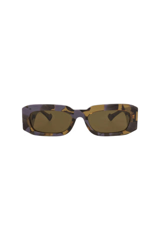 Gucci Gg1426 S Shiny Big Spotted Lilac + Brown Havana Sunglasses-Dellamoda