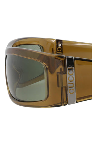 Gucci GG1492S Transparent Honey Brown Sunglasses-AmbrogioShoes