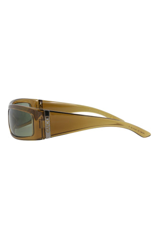 Gucci Gg1492 S Shiny Transparent Honey Brown Sunglasses-Dellamoda