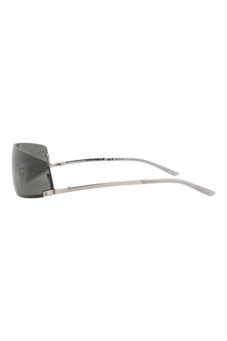 Gucci Gg1561 S Shiny Silver Sunglasses-Dellamoda