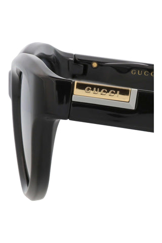 Gucci Gg1622 S Shiny Black Sunglasses-Dellamoda