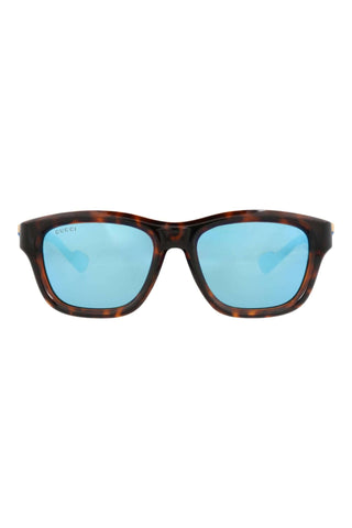 Gucci Gg1630 S Shiny Dark Havana Sunglasses-Dellamoda