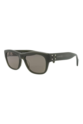 Gucci Gg1706 S Shiny Opal Olive Green Sunglasses-Dellamoda