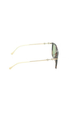 Gucci Rectangle-Frame Metal / Acetate Sunglasses GG0915SA-003 Men's-AmbrogioShoes