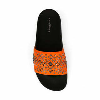 John Richmond 10104 Calf-Skin Leather Slip-on Sandal (JR1004)