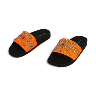 John Richmond 10104 Calf-Skin Leather Slip-on Sandal (JR1004)