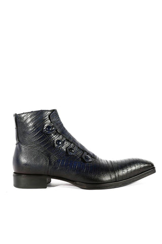 Jo Ghost 2379 Lizard Embossed Calf-Skin Leather Boots (JG5313)