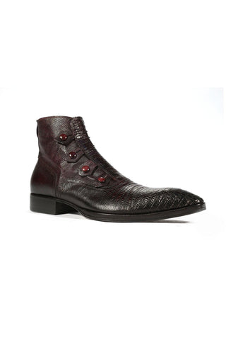 Jo Ghost 2379 Lizard Embossed Leather Boots (JG5313)