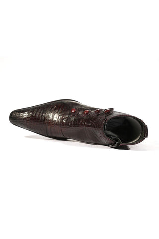 Jo Ghost 2379 Lizard Embossed Leather Boots (JG5313)