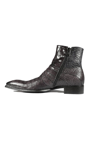 Jo Ghost 2727 BIS Crocodile Embossed / Leather Ankle Boots