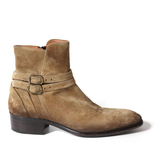 Jo Ghost 2810 Men's Shoes Suede Leather Ankle Boots (JG5353)-AmbrogioShoes