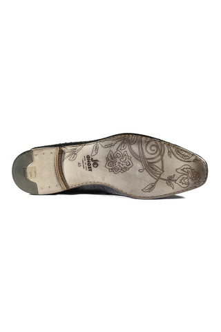 Jo Ghost 2955 Crocodile Embossed Leather Chain Loafers (JG5312)
