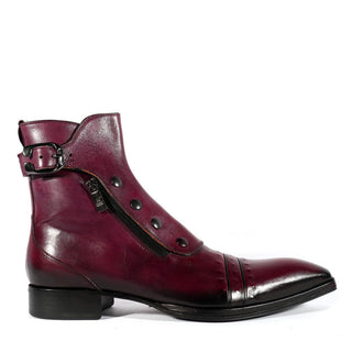 Jo Ghost 3206 Calf-Skin Leather Buckle Boots (JG5318)-AmbrogioShoes