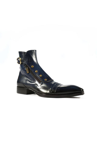 Jo Ghost 3206 Leather Buckle Boots (JG5318)-AmbrogioShoes