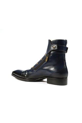 Jo Ghost 3206 Leather Buckle Boots (JG5318)-AmbrogioShoes