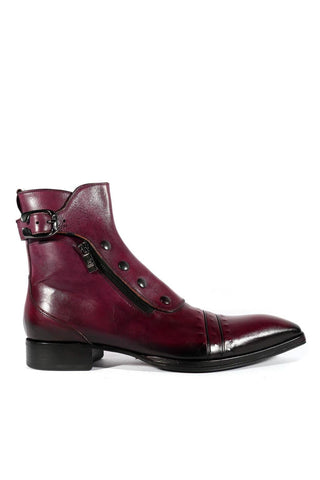Jo Ghost 3206 Leather Buckle Boots (JG5318)-AmbrogioShoes