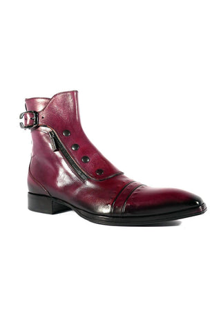 Jo Ghost 3206 Leather Buckle Boots (JG5318)-AmbrogioShoes
