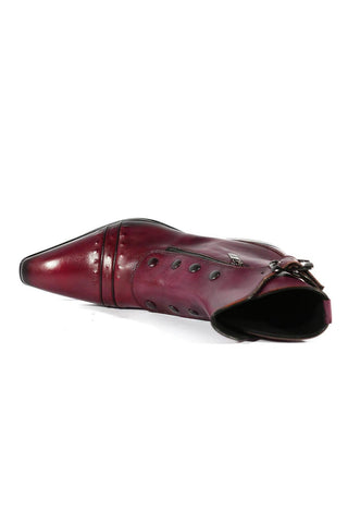 Jo Ghost 3206 Leather Buckle Boots (JG5318)-AmbrogioShoes