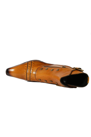 Jo Ghost 3206 Leather Buckle Boots (JG5318)-AmbrogioShoes