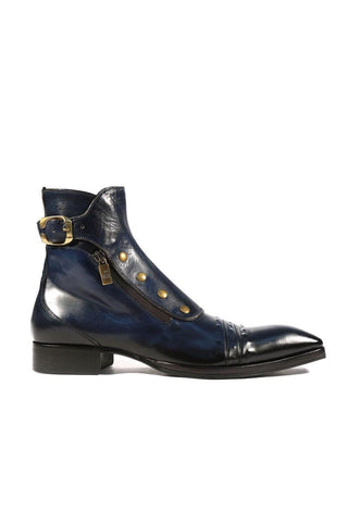 Jo Ghost 3206 Leather Buckle Boots (JG5318)-AmbrogioShoes