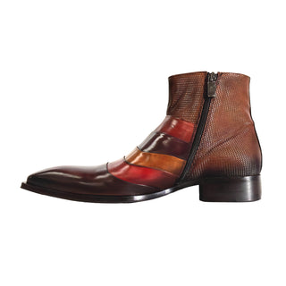 Jo Ghost 3242 Calf-Skin Leather Ankle Boots (JG5324)-AmbrogioShoes