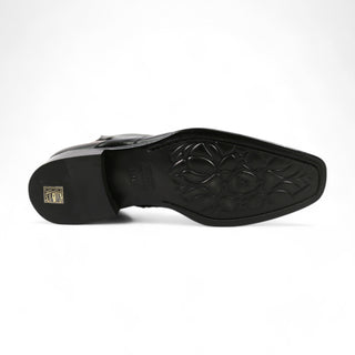 Jo Ghost 4761 Calf-Skin Leather Pitched Ankle Boots (JG5338)-AmbrogioShoes