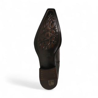 Jo Ghost 4764 Louisiana Crocodile / Lizard Print Leather Boots (JG5323)-AmbrogioShoes