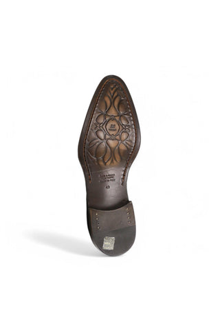 Jo Ghost 4992 Burgundy Multi Texture Print Leather Loafers (JG5366)-AmbrogioShoes